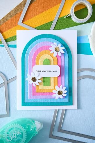 Sizzix - Stanzschablone "Tunnel Arches" Thinlits Craft Dies by Eileen Hull