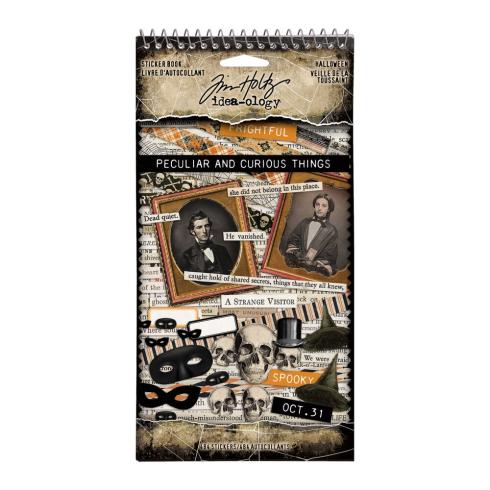 Tim Holtz - Idea Ology - Aufkleber "Halloween" Sticker Book