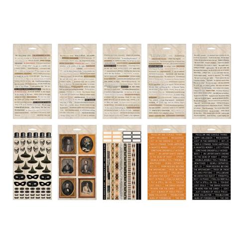 Tim Holtz - Idea Ology - Aufkleber "Halloween" Sticker Book
