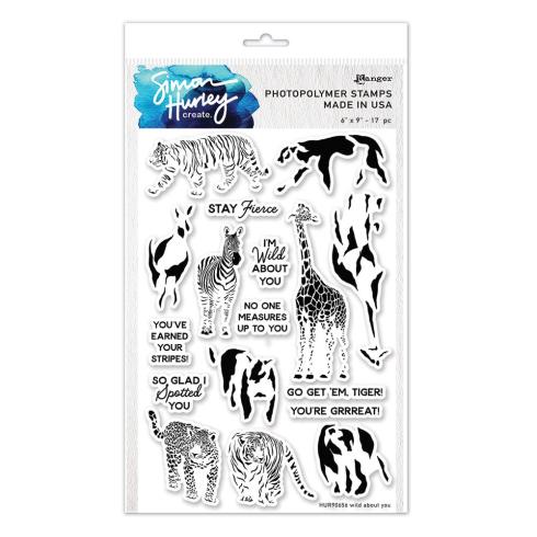 Ranger - Stempelset by Simon Hurley Create "Wild About You" Clear Stamps