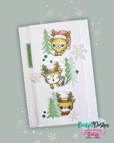 Carlijn Design - Klebesteine "Christmas" Enamel Dots 300 Stück