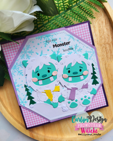 Carlijn Design - Stanzschablone "Mochi the Yeti" Dies 