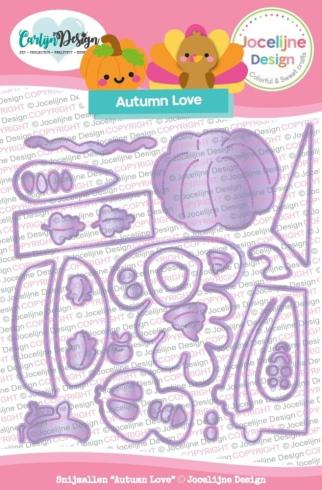 Carlijn Design - Stanzschablone "Autumn Love" Dies 