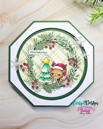 Carlijn Design - Stanzschablone "Vroholijk Kerstbeest " Dies