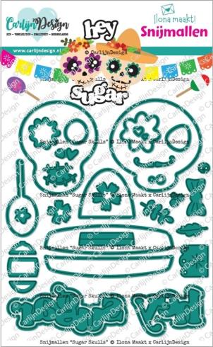 Carlijn Design - Stanzschablone "Sugar Skulls" Dies 