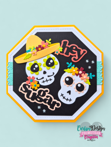 Carlijn Design - Stanzschablone "Sugar Skulls" Dies 