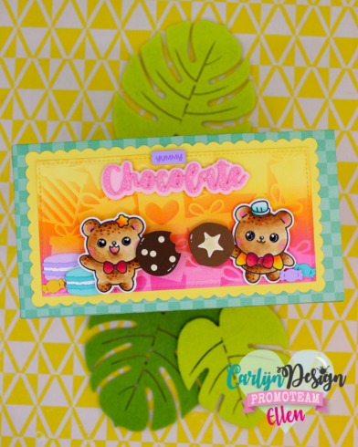 Carlijn Design - Stempelset "Choco Friends " Clear Stamps