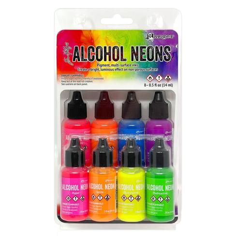 Ranger - Tim Holtz Alkoholtinte "Neons" Alcohol Ink 8x14ml