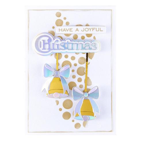 Spellbinders - Stempelset & Stanzschablone "Christmas Sentiments" Clear Stamps & Dies