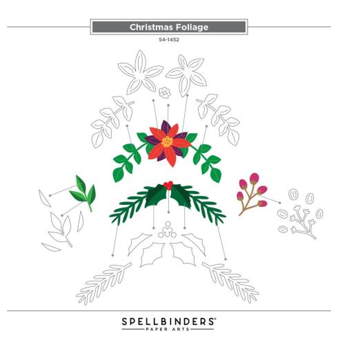 Spellbinders - Stanzschablone "Christmas Foliage" Dies