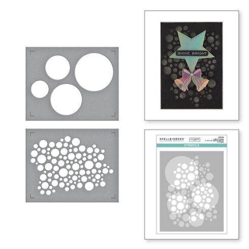 Spellbinders - Schablone "Lots of Circles" Stencil