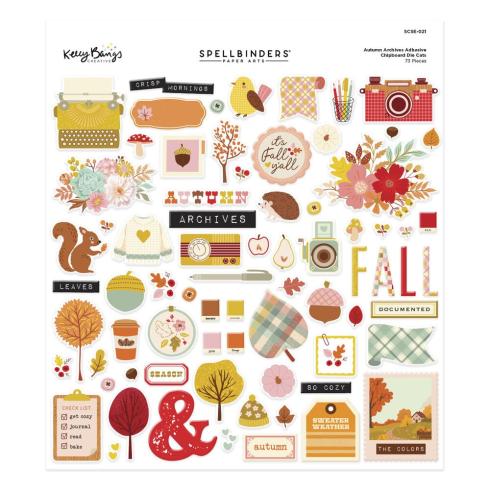 Spellbinders - Aufkleber "Autumn Archives 2" Sticker