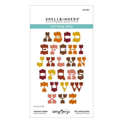 Spellbinders - Stanzschablone "Autumn Alpha" Dies