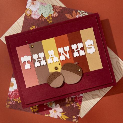 Spellbinders - Stanzschablone "Autumn Alpha" Dies