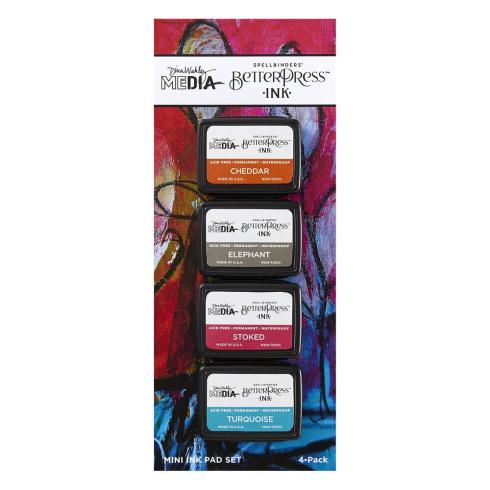 Spellbinders - Stempelkissen "Dina's Faves" BetterPress Ink Mini Set