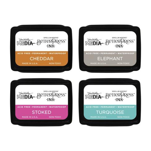 Spellbinders - Stempelkissen "Dina's Faves" BetterPress Ink Mini Set