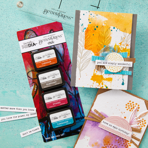 Spellbinders - Stempelkissen "Dina's Faves" BetterPress Ink Mini Set