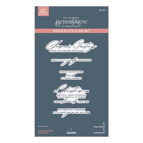 Spellbinders - Buchdrucktechnik "City Holiday" BetterPress Plate & Dies