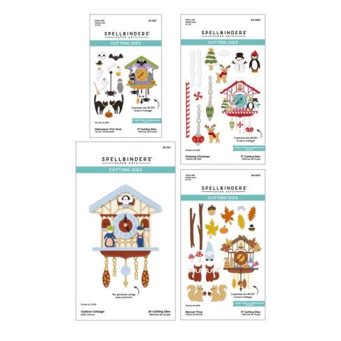 Spellbinders - Stanzschablone "Cuckoo Cottage" Dies