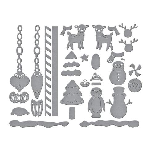 Spellbinders - Stanzschablone "Chiming Christmas" Dies