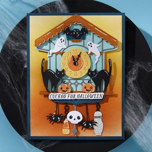 Spellbinders - Stanzschablone "Halloween Tick Tock" Dies