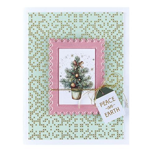 Spellbinders - Präge- und Schneideschablone "Holiday Magic" 3D Emboss & Cut Folder 