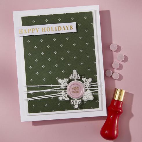 Spellbinders - Wachssiegel Stempel "For You" Wax Seal Stamp