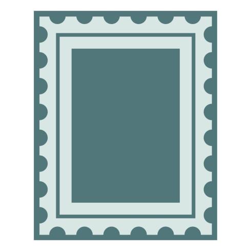 Spellbinders - Wachssiegel Stempel "Frames" Wax Seal Stamp