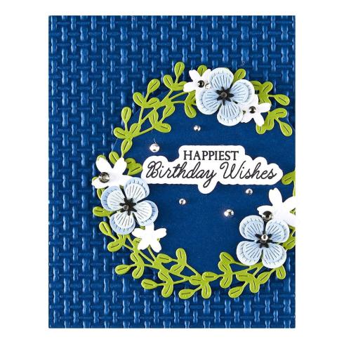 Spellbinders - Prägefolder "Linen" Embossingfolder
