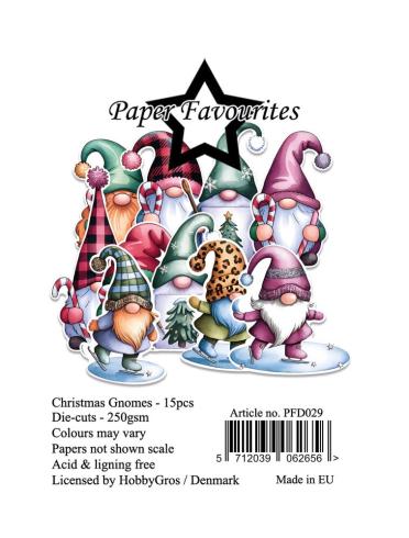 Paper Favourites - Stanzteile "Christmas Gnomes" Die Cuts 