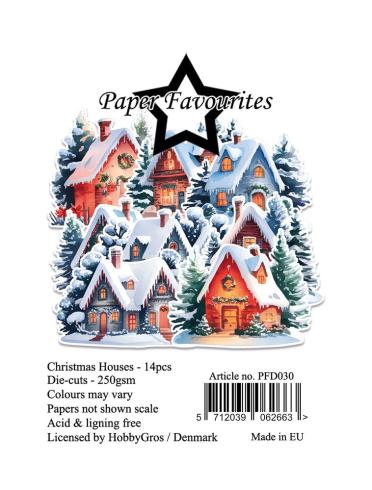 Paper Favourites - Stanzteile "Christmas Houses" Die Cuts 