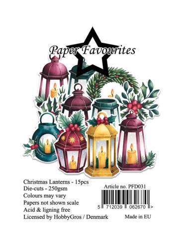 Paper Favourites - Stanzteile "Christmas Laterns" Die Cuts 