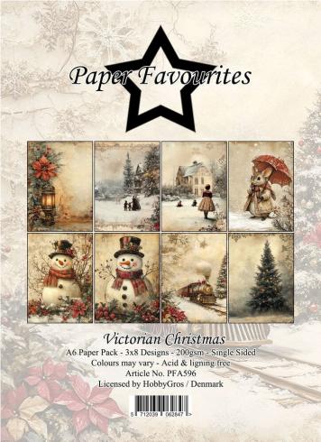 Paper Favourites - Designpapier "Victorian Christmas" Paper Pack A6 - 24 Bogen