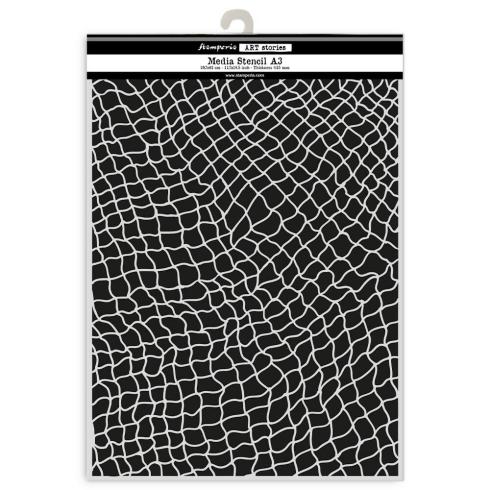 Stamperia - Schablone A3 "Fishing Net" Stencil