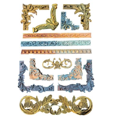 Preview: Stamperia - Gießform A4 "Frames" Soft Mould