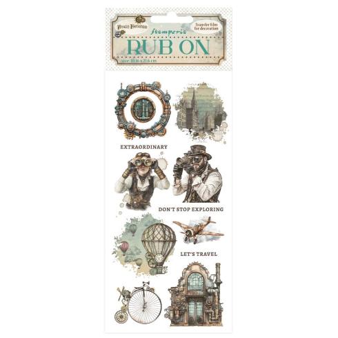 Stamperia - Transfer Aufkleber "Mechanical Wonders" Rub-On