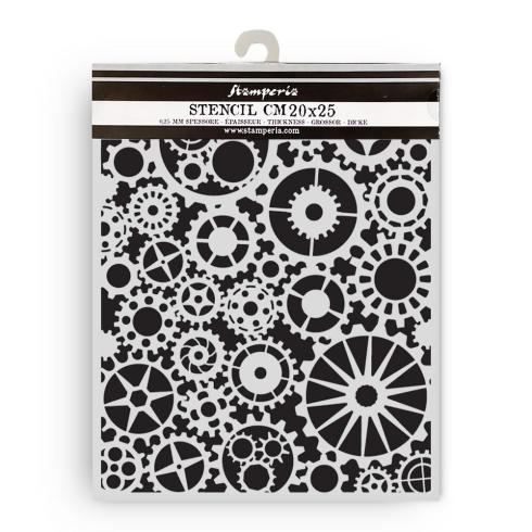 Stamperia - Schablone 20x25cm "Gears Pattern" Stencil
