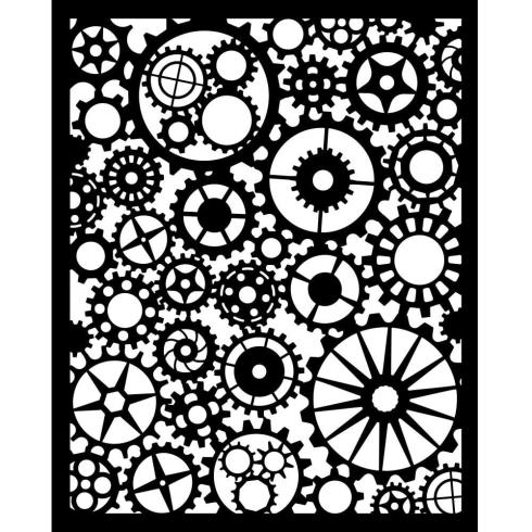 Stamperia - Schablone 20x25cm "Gears Pattern" Stencil