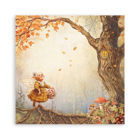 Stamperia - Designpapier "Whispering Woods" Maxi Paper Pack 12x12 Inch - 22 Bogen