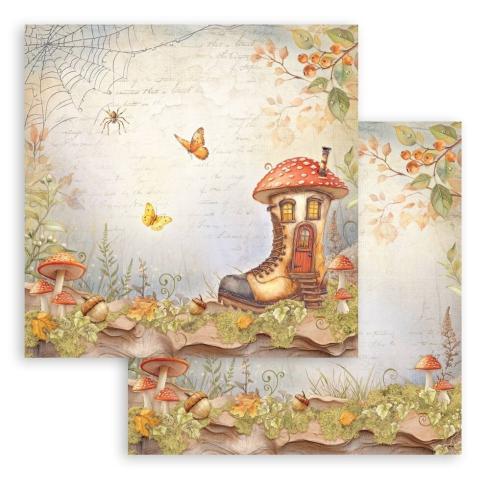 Stamperia - Designpapier "Boot's House" Paper Sheets 12x12 Inch - 10 Bogen