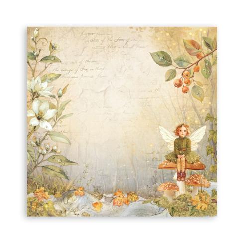 Stamperia - Designpapier "Whispering Woods" Maxi Paper Pack 8x8 Inch - 22 Bogen