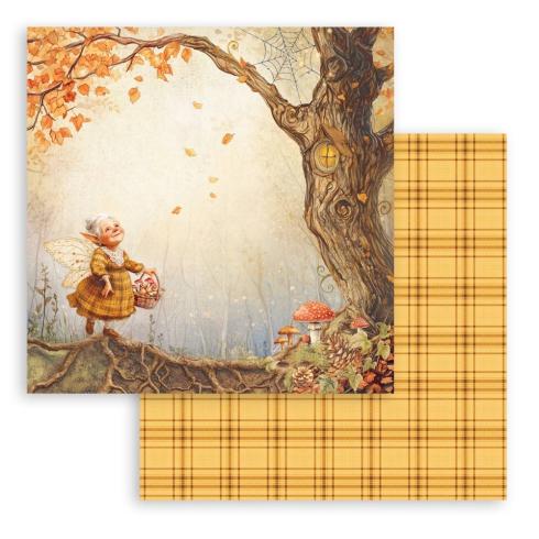 Stamperia - Designpapier "Whispering Woods" Maxi Paper Pack 8x8 Inch - 10 Bogen