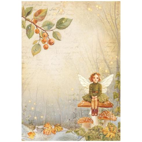 Stamperia - Decopatch Papier "Fairy" Decoupage A4 - 6 Bogen  