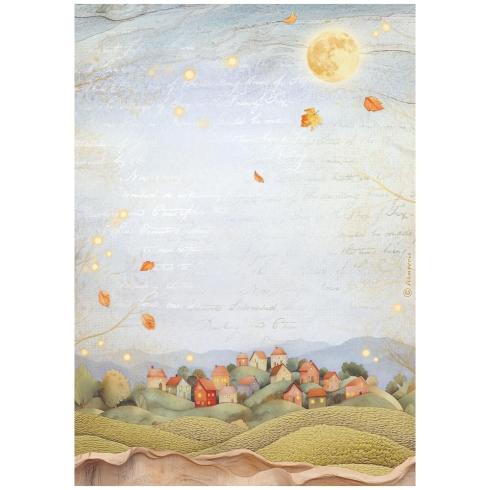 Stamperia - Decopatch Papier "Hills" Decoupage A4 - 6 Bogen  