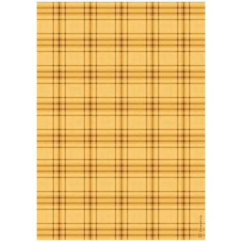 Stamperia - Decopatch Papier "Tartan Pattern" Decoupage A4 - 6 Bogen  