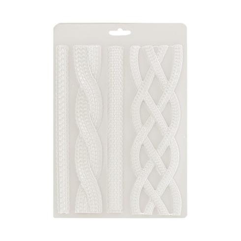 Stamperia - Gießform A5 "Cords" Soft Mould 