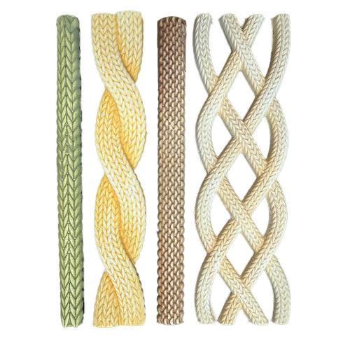 Stamperia - Gießform A5 "Cords" Soft Mould 