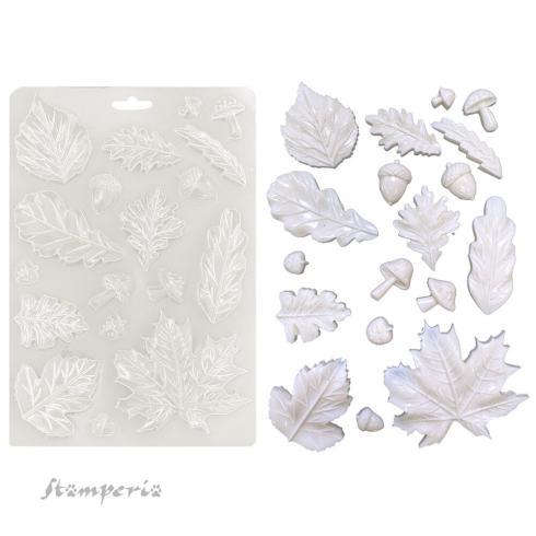 Stamperia - Gießform A5 "Leaves" Soft Mould 