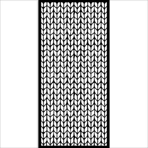 Stamperia - Schablone 12x25cm "Knitting Pattern" Stencil