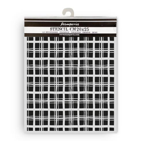 Stamperia - Schablone 20x25cm "Tartan Pattern" Stencil